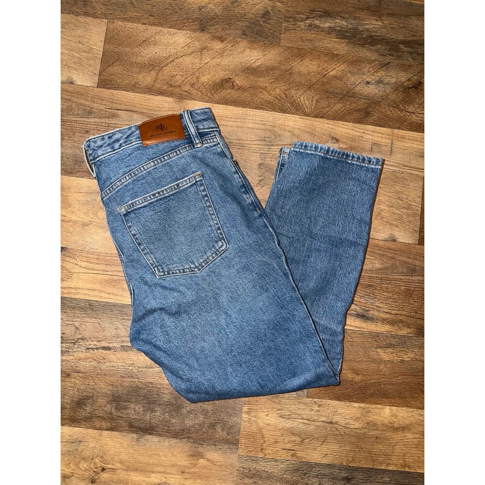 Lauren Ralph Lauren women’s straight leg blue jeans - Picture 5 of 16
